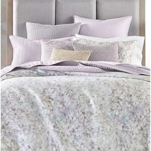Hotel Collection Soft Lavender and Cream Duvet Cover Set